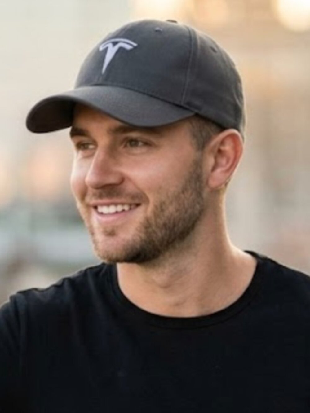 Tesla Charcoal Gray Logo Cap‎